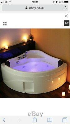 Whirlpool Shower Bath Jacuzzi Massage Spa Corner 2 Person Double Bathtub 1300mm