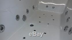 Whirlpool Shower Bath L shape with 22 Jet Hydro System Matrix 1700 Left Hand