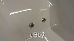 Whirlpool Shower Bath L shape with 22 Jet Hydro System Matrix 1700 Left Hand