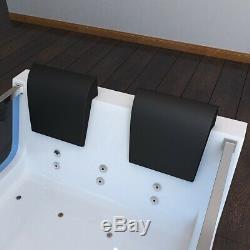 Whirlpool Shower Bathtub Jacuzzi 10 Massage Jets 16 Air Jets SPA Double Ended