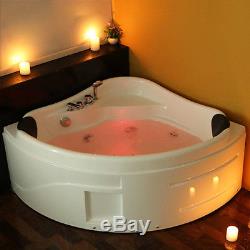 Whirlpool Shower Corner Bath White Acrylic Bathtub 13001300mm Jacuzzis SPA 6143