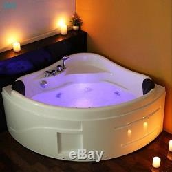 Whirlpool Shower Corner Bath White Acrylic Bathtub 13001300mm Jacuzzis SPA 6143