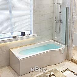 Whirlpool Shower Jacuzzis Jets Spa Bath L/p Shaped With Hinged Screen L/r Hand
