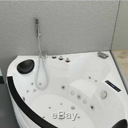 Whirlpool Spa Acrylic Shower Jacuzzis Massage Corner Double Ended Bathtub 1350mm