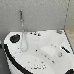 Whirlpool Spa Acrylic Shower Jacuzzis Massage Corner Double Ended Bathtub 1520mm