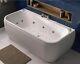 Whirlpool Spa Bath Beaufort Malin D Shape Double Ended 1700 x 800mm With Panel