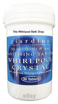 Whirlpool Spa Jacuzzi Bath Sanitiser Tablets (30 Tabs) Bathrooms Cleaner
