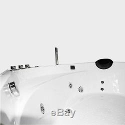 Whirlpool bath corner bathtub 2 persons tub jacuzzi massage jets 135x135 NEW