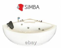 Whirlpool bath tub 135 x 135 cm corner bath, Spa HOT BATH TUB Taps Dubai