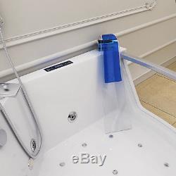 Whirlpool corner bath Spa Body Jets sanitary acrylic thermostat Touch display