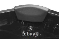 Whirlpool massage hydrotherapy Black corner bathtub hot tub 2 two person 59.05