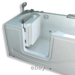 Whirlpool tub with left door 153 x 76 cm Dolly