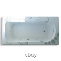 Whirlpool tub with left door 153 x 76 cm Dolly