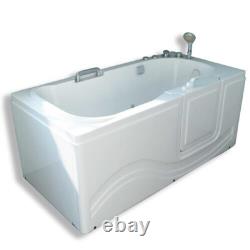 Whirlpool tub with right door 153 x 76 cm Penny