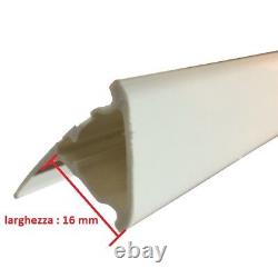 White Europa Teuco 8105524669 Complete Profile Replacement of Angles & Finishes