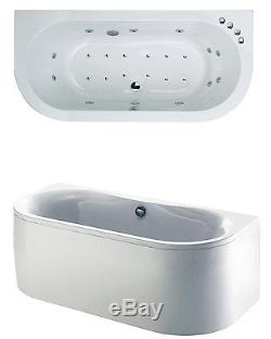 White Trojan Decadence Twin Ended 24 Jet Doube Ended Whirlpool Jacuzzi Spa Bath