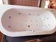 White Twin Ended 23 Jet Whirlpool Bath Chromotherapy Jacuzzi Spa EX-DISPLAY