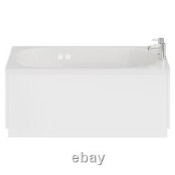 Wholesale Domestic Compact 1200mm x 700mm 6 Jet Chrome Flat Jet Single Ended Whi