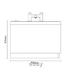 Wholesale Domestic Compact 1600mm x 700mm 6 Jet Matt Black V-Tec Single Ended Wh