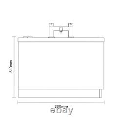 Wholesale Domestic Monte Carlo 1700mm x 700mm 6 Jet Matt Black V-Tec Textured Ba