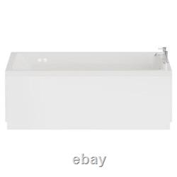 Wholesale Domestic Slim Edge 1700mm x 800mm 6 Jet Chrome Flat Jet Single Ended W