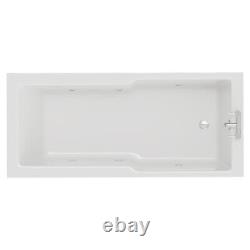 Wholesale Domestic Square 1700mm x 750mm 6 Jet Chrome Flat Jet Single Ended Whir