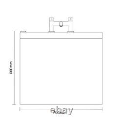 Wholesale Domestic Summit 1700mm x 700mm 6 Jet Matt Black V-Tec Single Ended Whi