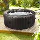 Wido ROUND INFLATABLE SPA HOT TUB 300 AIR JETS 4 PERSON QUICK HEATING JACUZZI