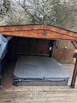 Wooden Gazebo Hot Tub Cover Jacuzzi Shelter Spa Cover £650