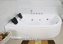 XXL Luxury Whirlpool Bathtub 180x120 CM With Fittings For Bath Corner Bath Left