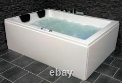 XXL Whirlpool Bathtub For 2 Persons Opt. M Heater Ozone Rights Left Corner Bath